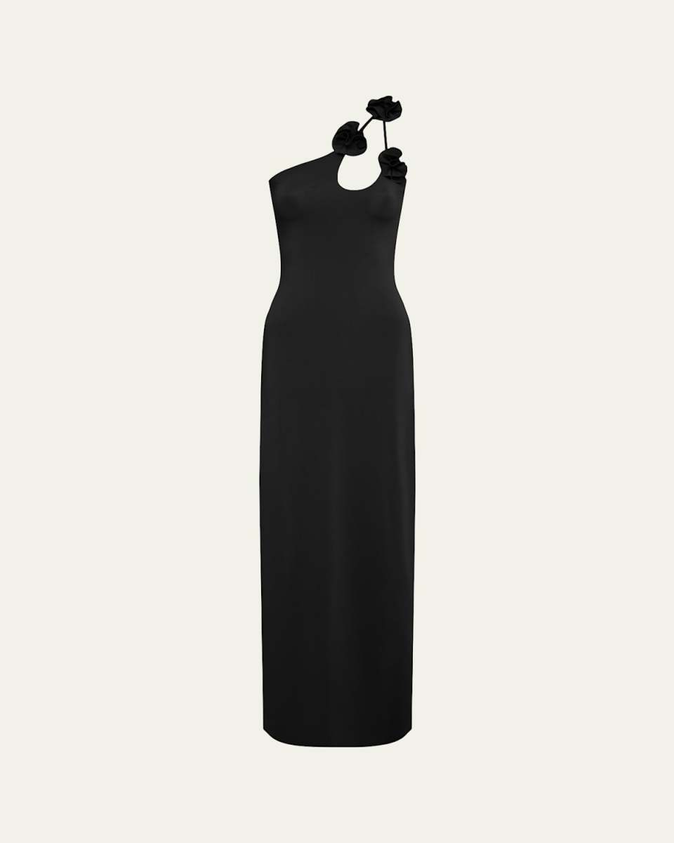Celosia Asymmetric Maxi Dress